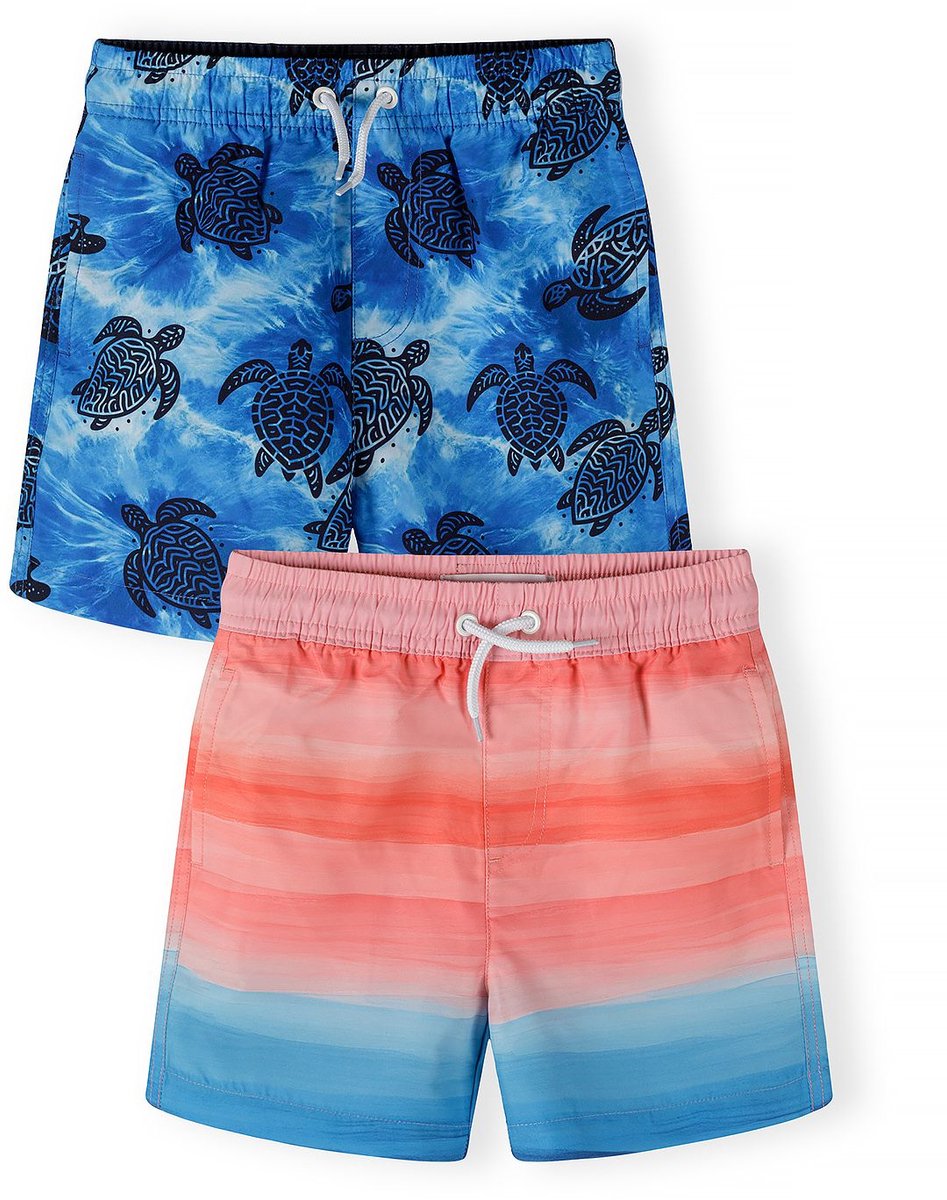 Minoti zwembroek jongens 2-pack schildpadprint - kind