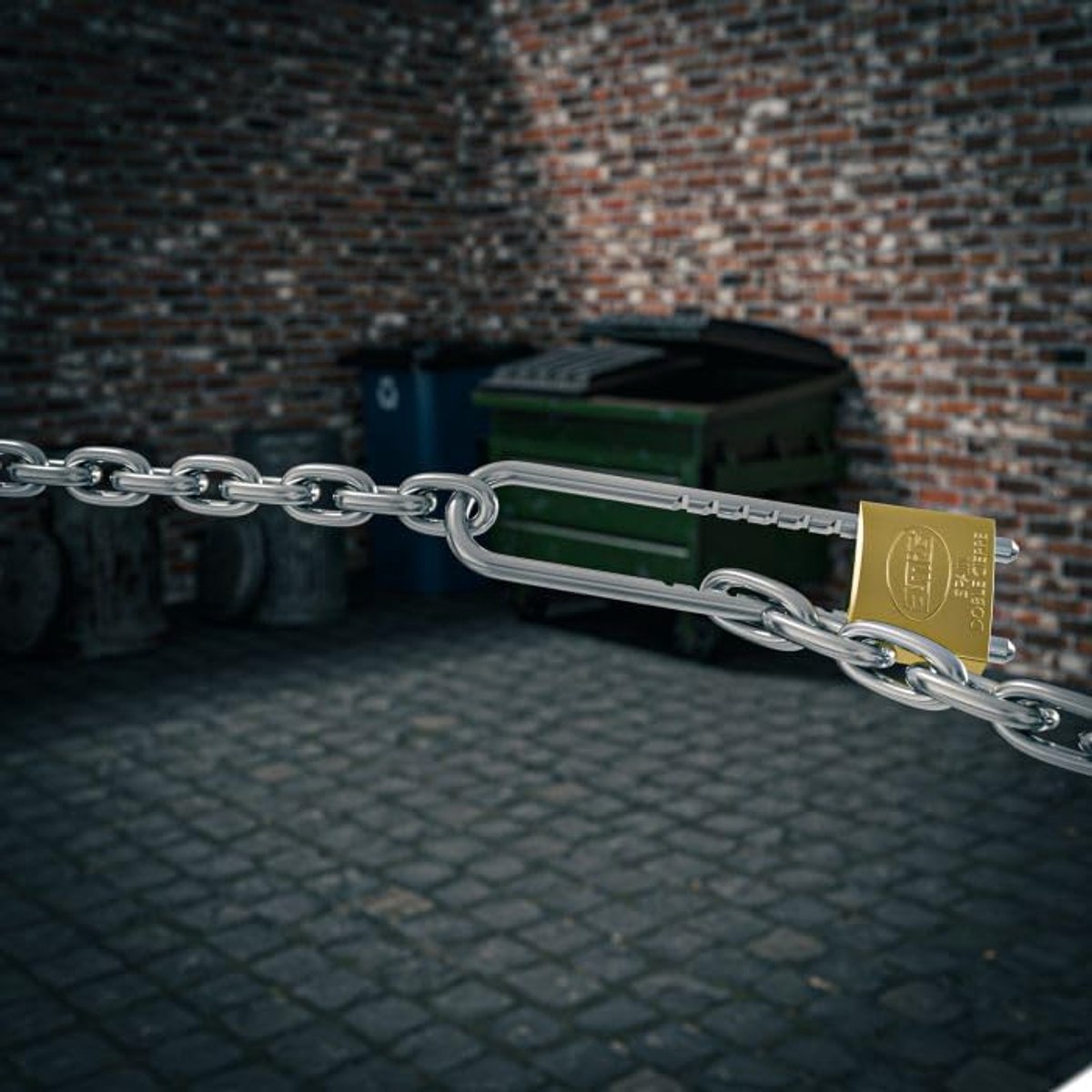 Thijox - Verstelbaar Hangslot met Extra Lange Beugel - Veiligheidsslot van Messing en Geharde Staal Beugel - Dubbel Vergrendelingsmechanisme - Inclusi
