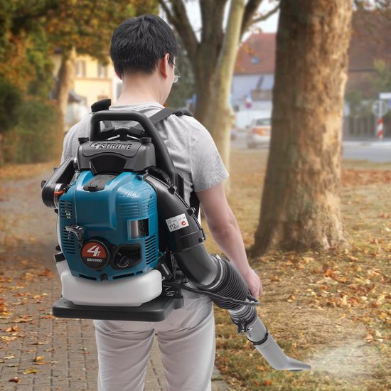 Mura Bladblazer Benzine - Tuin Blazer - Leaf Blower - Tuin Reiniger - Sneeuwblazer - Oprit Reiniger - Rugzakontwerp - 4-Taktmotor — afbeelding 5