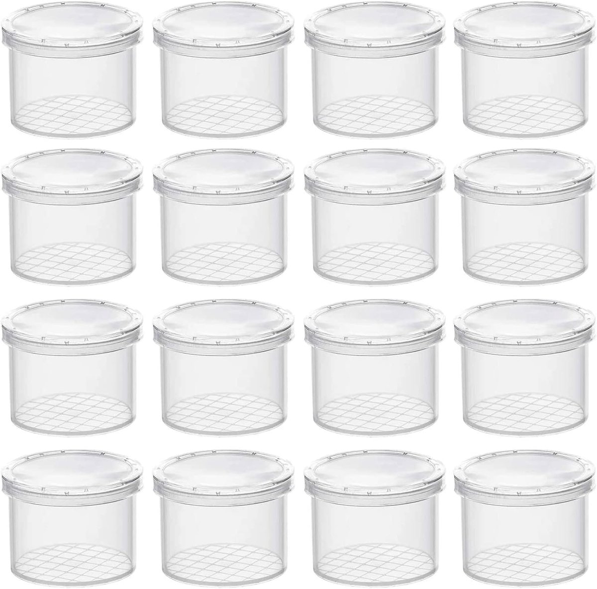 Thijox - Vergrootglas met vergroting (16 stuks) - Draagbaar Bekervergrootglas voor Kinderen en Volwassenen - Onderzoekset voor Tuin, Park, Strand, Hel