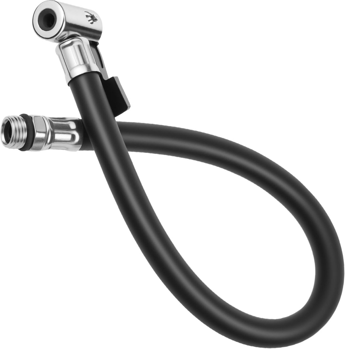 SnelShoppen - Bandenopvulslang 38 cm - Luchtopvuller voor Auto, Motorfiets en Fiets - Rubber Ventielverlenging Set voor Compressoren - Perfect voor Ba