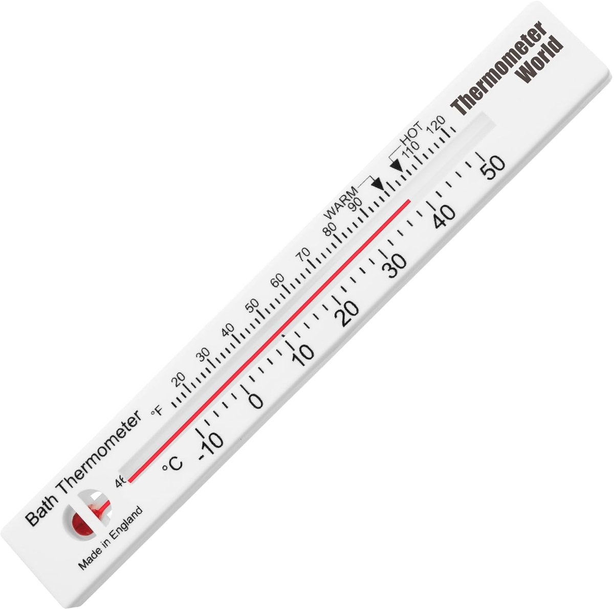 Thijox - Badthermometer - Eenvoudig te bedienen thermometer voor badwater temperatuur, ideaal voor kinderen, veilig, nauwkeurig, drijvend, blauw desig