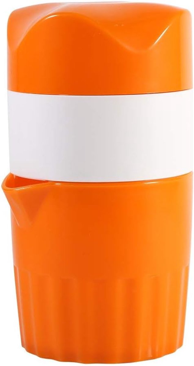 SnelShoppen - Citruspers Handpers Draagbaar voor Sinaasappel/Limoen/ citroen, Voedsel ABS Citrus Juicer, Efficiënte Citrusvruchten Perser (Kleur: Oran — afbeelding 3