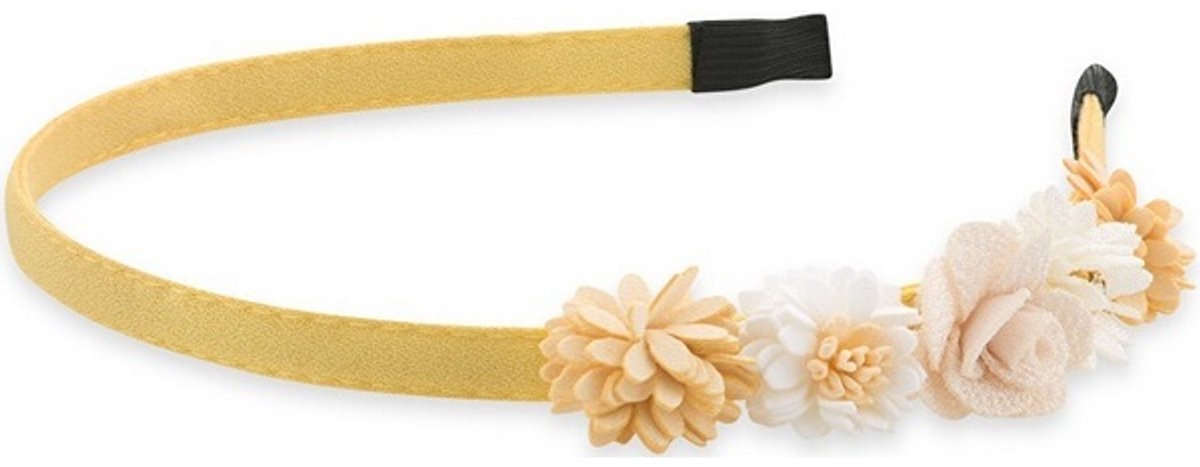 TROLI GELE HAARBAND MET BLOEMEN 1 STUK