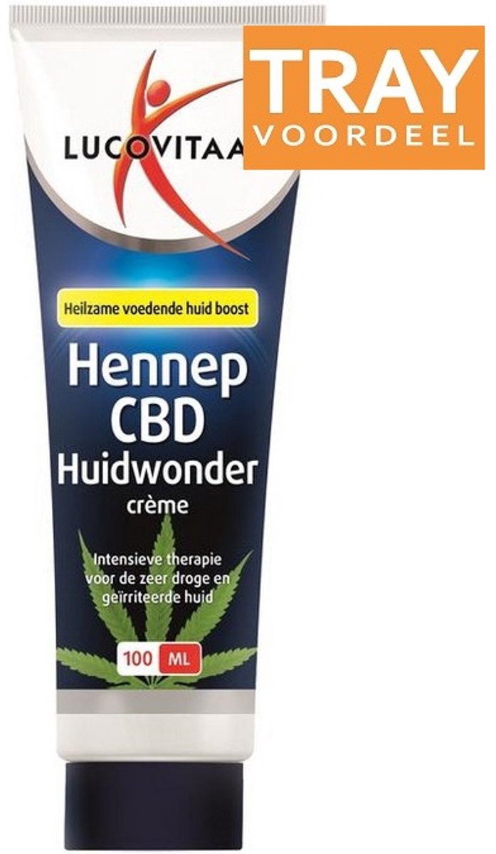 LUCOVITAAL HENNEP CBD HUIDWONDER CREME 12 X 100 ML