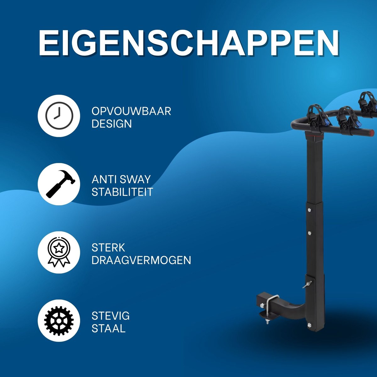 Happiq Fietsendrager Trekhaak thumbnail 3