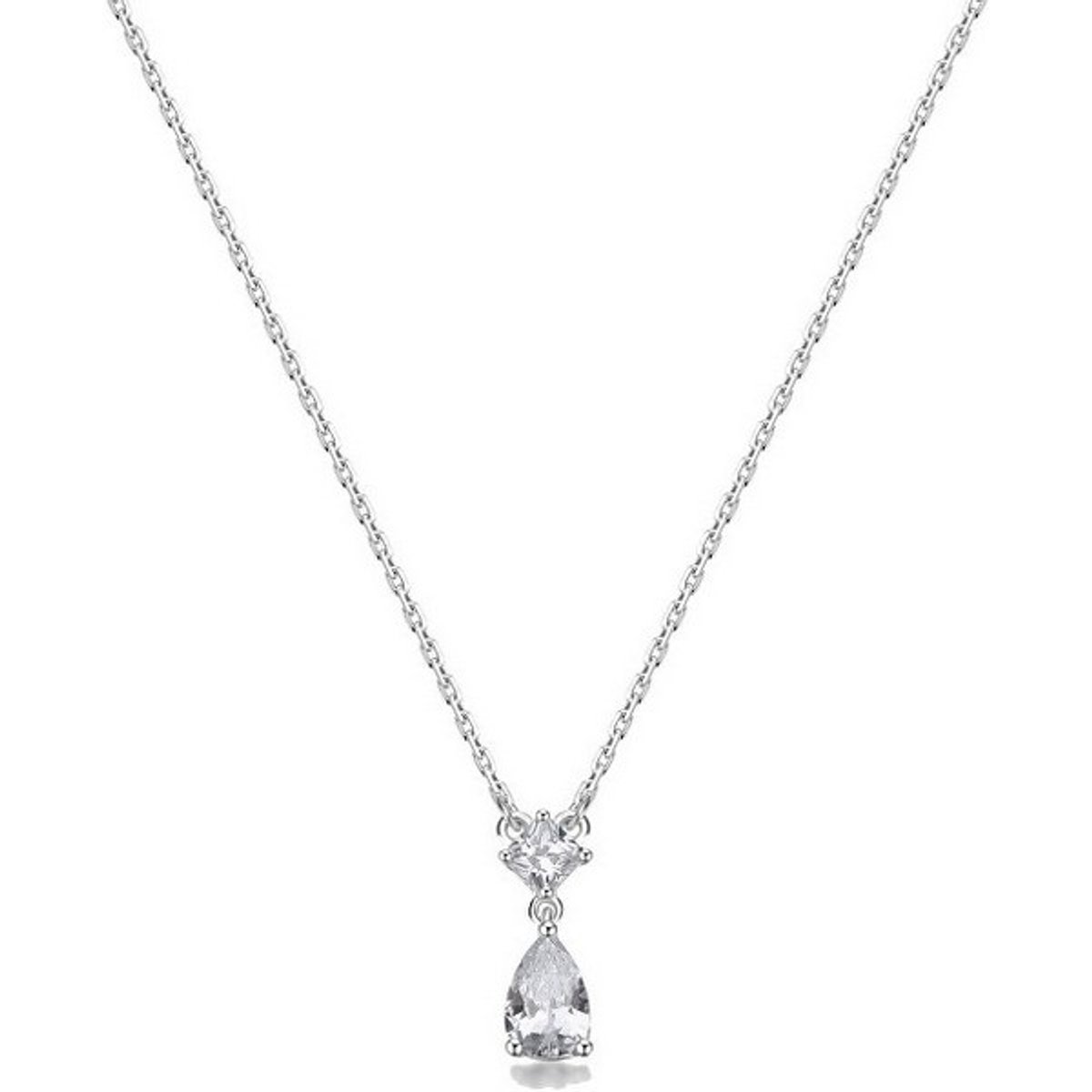 BROSWAY FANCY FIW113 ZILVEREN KETTING MET ZIRKONIA'S 1 STUK