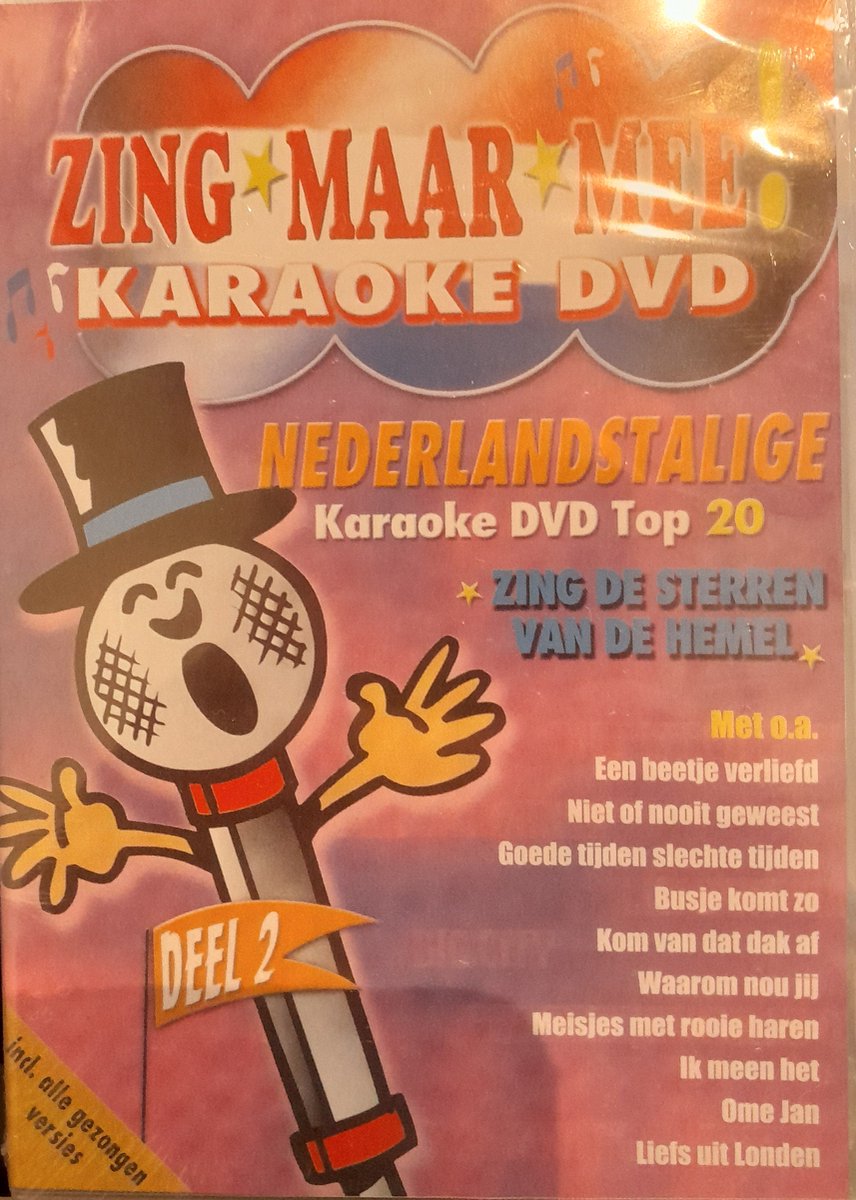 Zing Maar Mee Karaoke Dvd 6