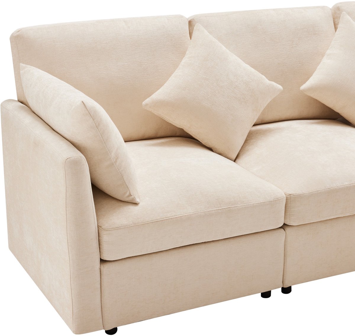 YYchan hoekbank - beige - 216 x 161 x 81 cm