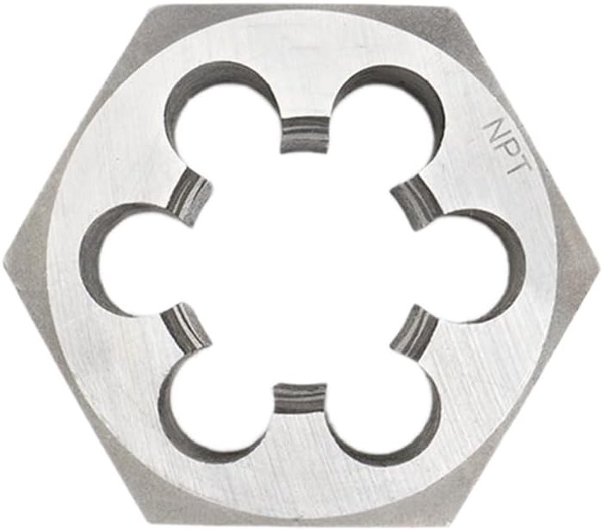 Ronde Draadmatrijs 3/8"-18NPT voor Pijpbewerkingen, Handmatige Draad Snijden Kit, Carbon Staal, Hexagonale Pijp Draadbewerking, Precisie Gereedschap voor Thuisgebruik