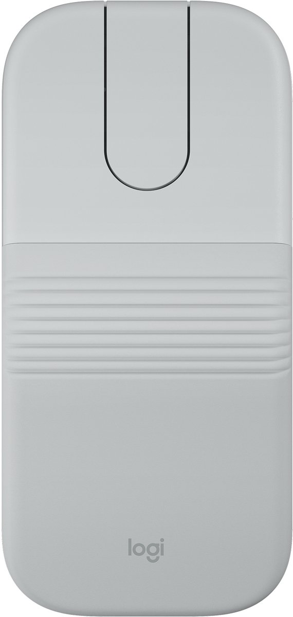 Logitech Mobi Fold - Ovouwbare Muis - Draagbaar - Touch Scrolling – Stille Klikken – 4K DPI – Bluetooth - Wit