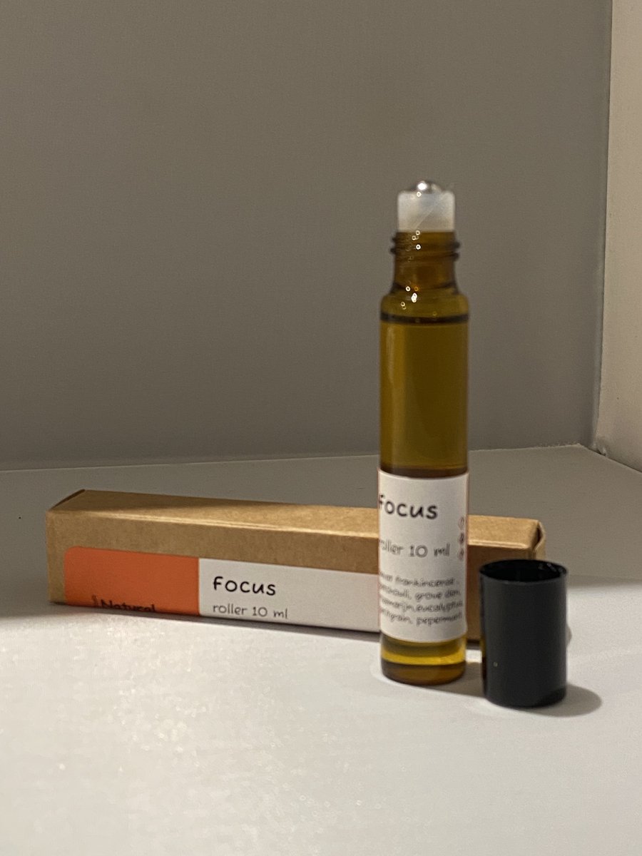 Natural Support, etherische olie, Focus, roller