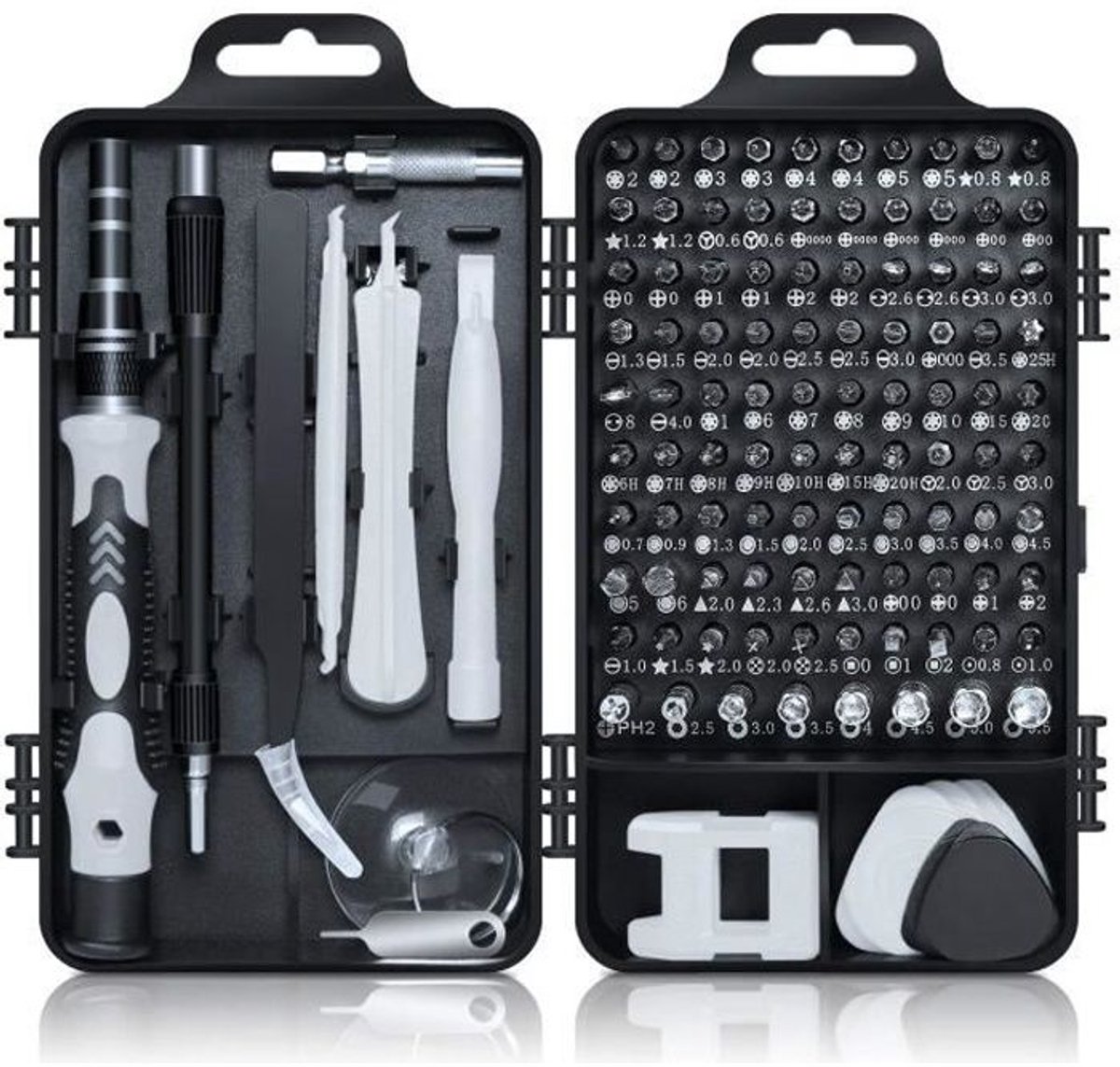 115-in-1 mini-precisieschroevendraaierset, kleine Torx-schroevendraaierset Geschikt voor het demonteren van computers en laptops