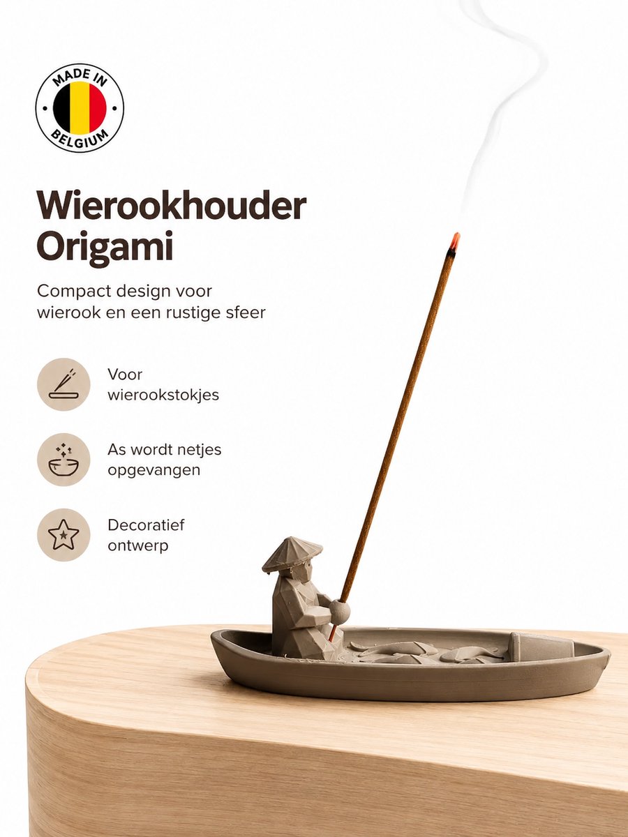 Skushy Wierookhouder Fisherman | Ash Catcher - Accessoire - Organizer - Praktisch - Decoratief