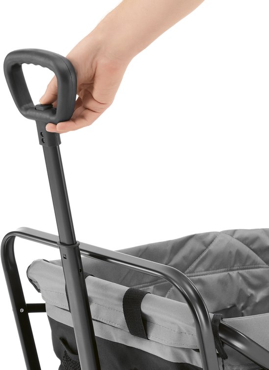 Easymaxx Bollerwagen opvouwbaar voor boodschappen, strand en uitstapjes van Merkloos — afbeelding 3