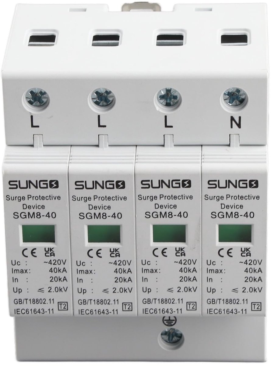 Dailygoods - Lowvoltage Protector voor Thunder Protection op DIN Rail