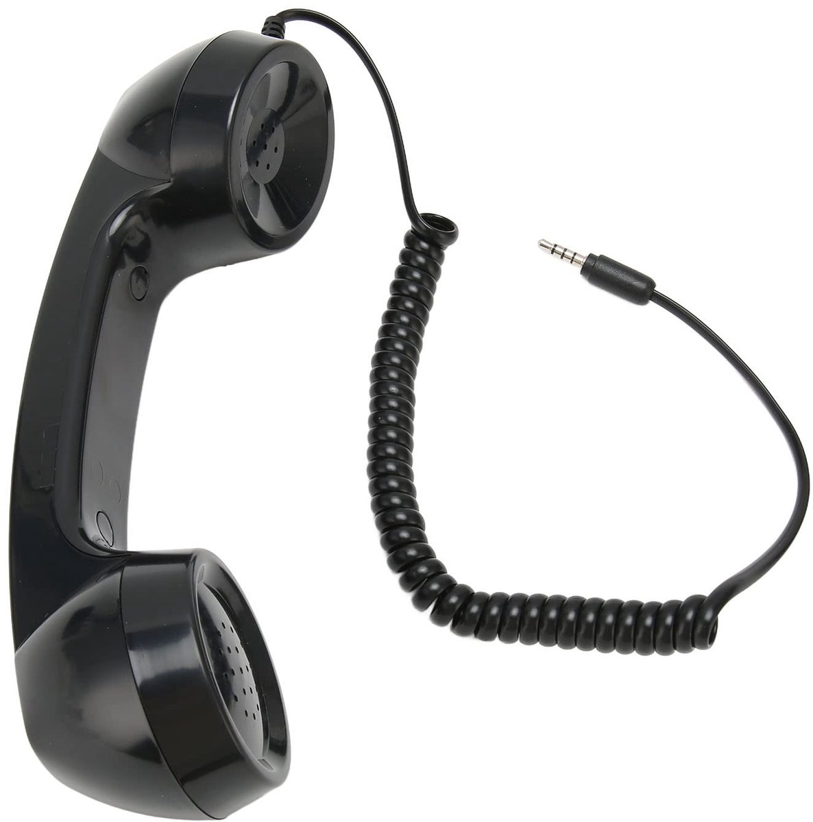 Dailygoods- Telefoon Handset Stralingsbestendig - Vintage Retro Ontvanger - Handheld Microfoon - Milieuvriendelijk ABS - Comfortabel Handgevoel - Verbeterde Gesprekskwaliteit - Mobiele Telefoon Ontvanger