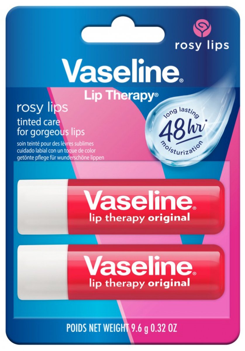 Vaseline Lip Care Duopack - Rosy Lips