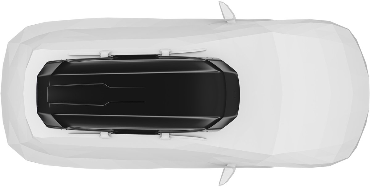 Thule Motion 3 XXL Black Glossy - Dakkoffer - 2 zijden te openen - 75kg laadvermogen – 590 L inhoud – foto 3