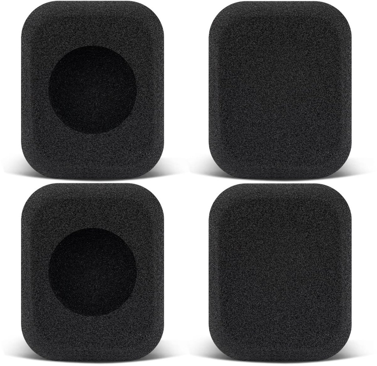 Dailygoods - SOULWIT 4 stuks vervangende oorkussens voor Bang & Olufsen B&O Beoplay Form 2/2i hoofdtelefoons, zachte en duurzame earpads cushions van spons met schuim met hoge dichtheid