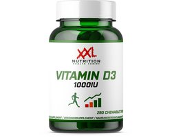 XXL Nutrition - Vitamine D3 1000IU - 250 Tabletten
