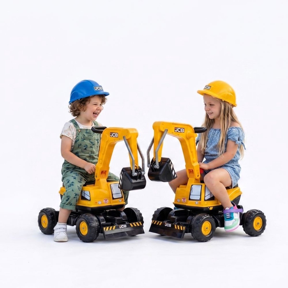 Falk Jcb graafmachine graafmachine roterende gele bewegende bak vanaf 3 jaar. - UNI
