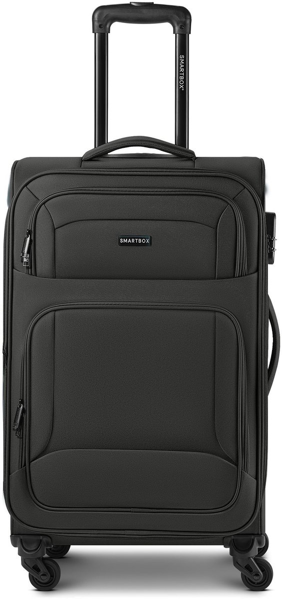 SMARTBOX trolley Edition 04 Trolley Exp. Black zwart 69cm