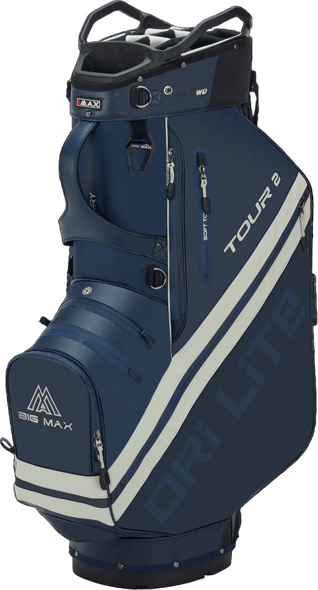 BIG MAX Dri Lite Tour 2 Golftas – 10 Inch Top – 14-Way Divider – XL Puttervak – Waterafstotend
