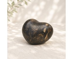 Decoratief Beeld - Bronzen Beelden: Urne Hartvorm Met Traan - Kunststof - Bronzart - Multicolor - 6 X 5 Cm