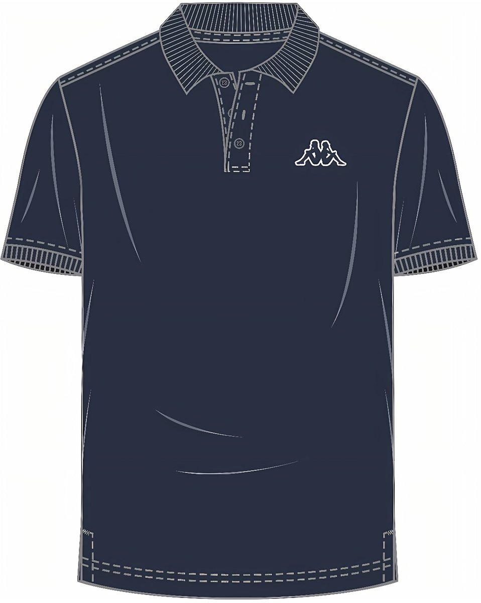 Kappa-poloshirt voor heren 303173 Dress Blues 19-4024-blau