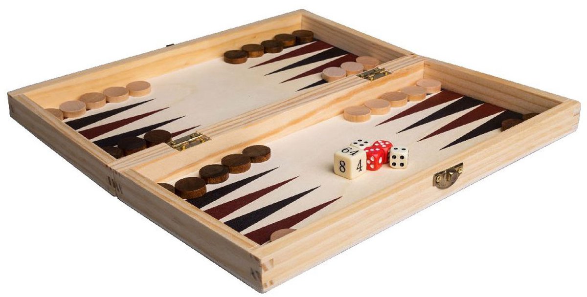 Clown Games - 3-In-1 Spellendoos - Hout — cadeau in Spellen & Speelgoed - foto 3
