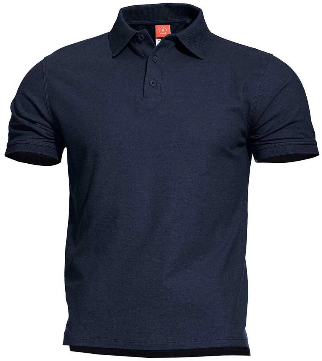 Pentagon Aniketos Korte Mouw Poloshirt Blauw L Man