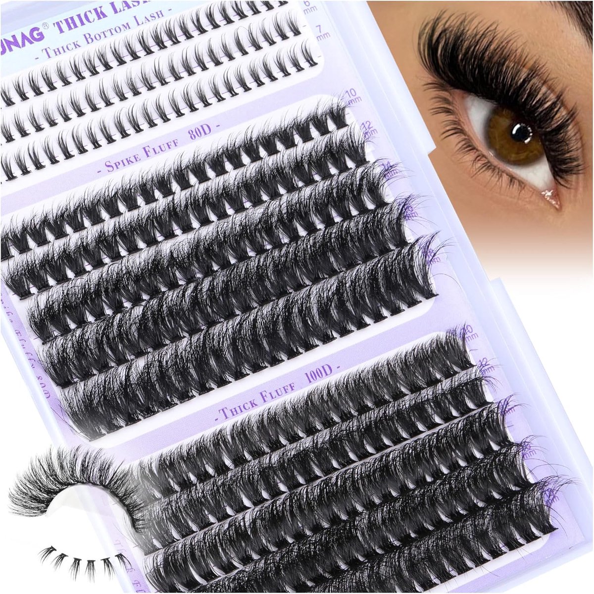 Magnetische Wimpers - Natuurlijke Wimperverlenging - Make-up Aanbrengen - Eenvoudig Bevestigen - 15 x 9 cm - Natuurlijk