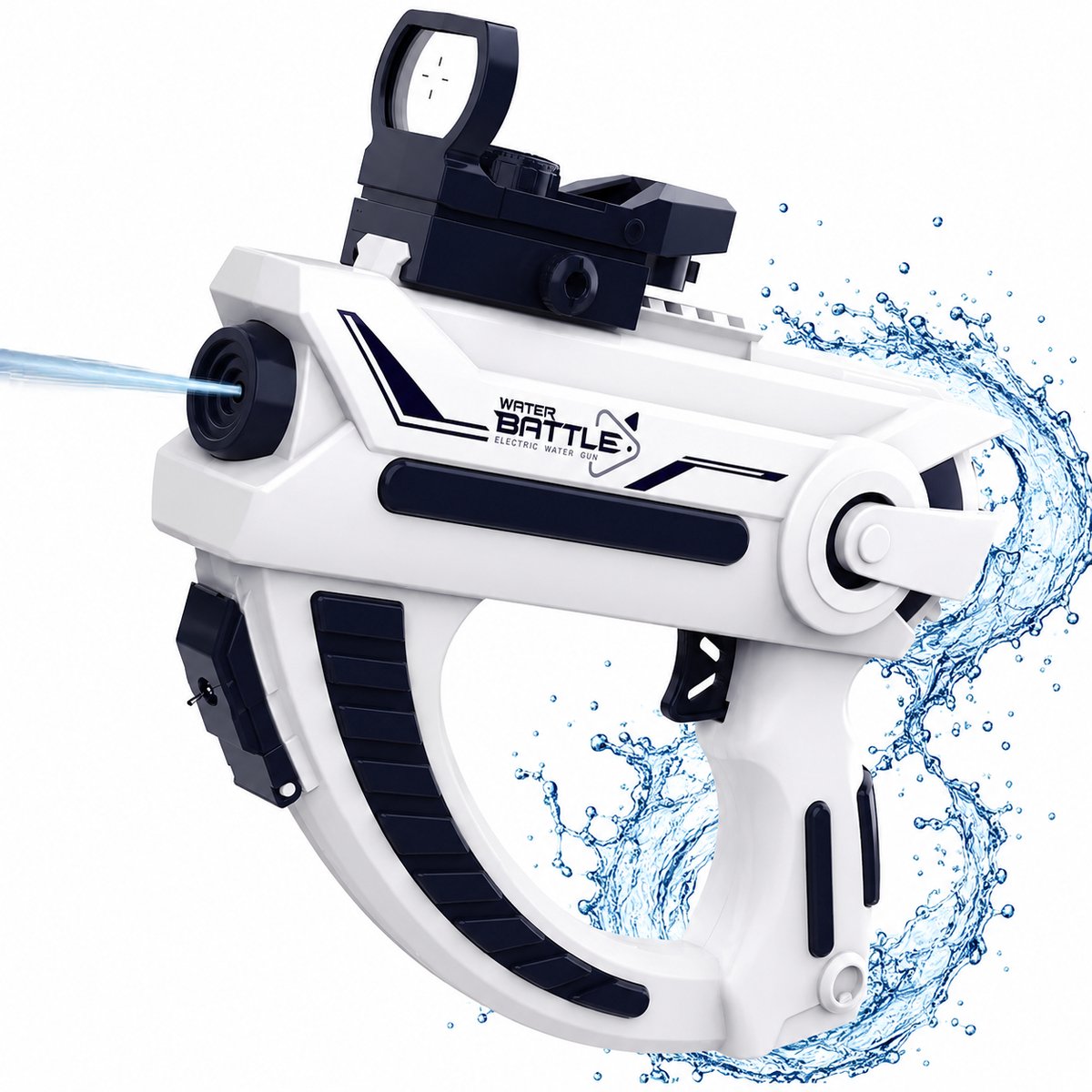 WVspecials Elektrisch Waterpistool – Buitenspeelgoed – Super Soaker – Waterspeelgoed – Automatisch Waterpistool – Watergeweer – Speelgoed - 3 Jaar - 4 Jaar - 5 Jaar - Glock – Watergun – Waterblaster - Blauw