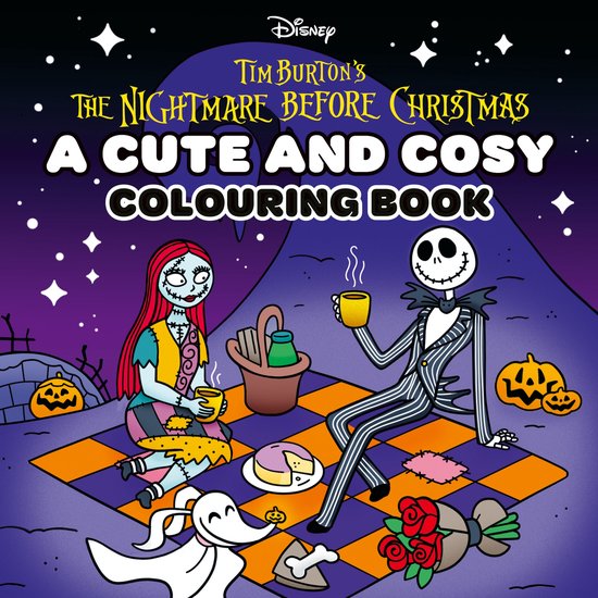 Cute and Cosy Colouring Books- Disney Tim Burton's The Night ... - cover