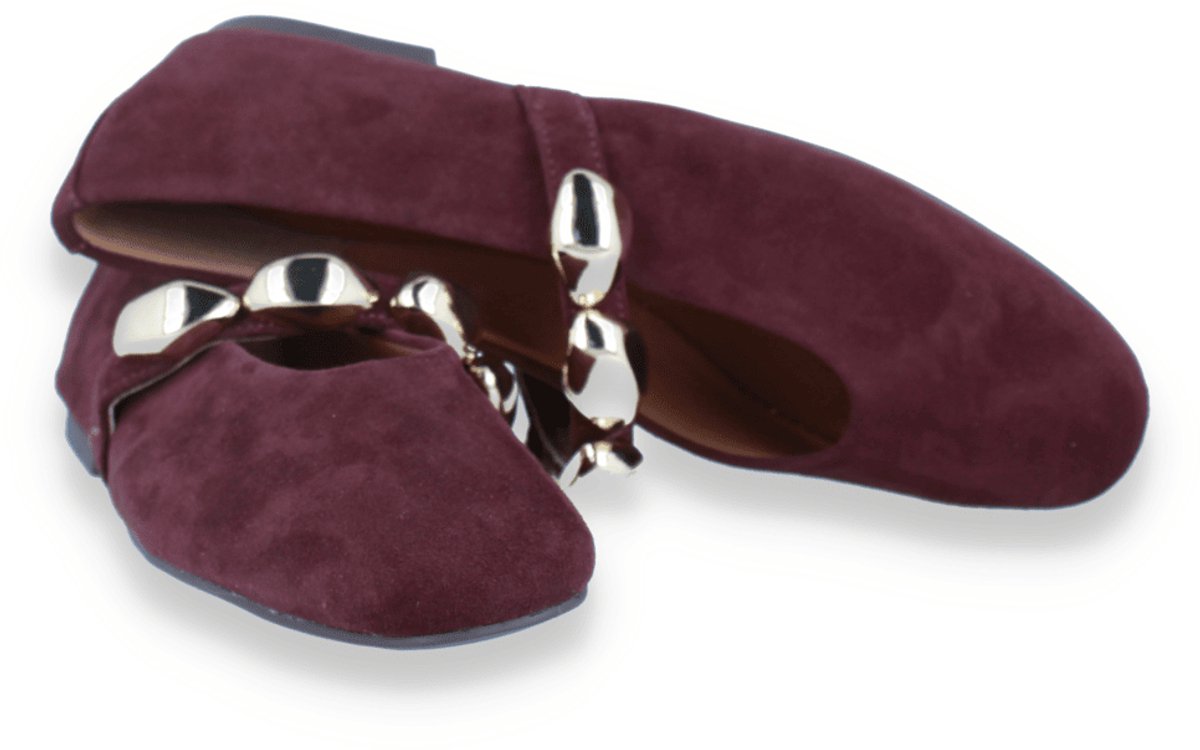 Steve Madden Ballerina Poppin | Bordeaux | Maat: 36