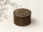 URN / MARGRIET/ BLOEM / MINI URN / GRAFDECORATIE/ GEDENK / BRONS