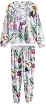 Next - Dames - Behaaglijke pyjama met lange mouwen - Groen