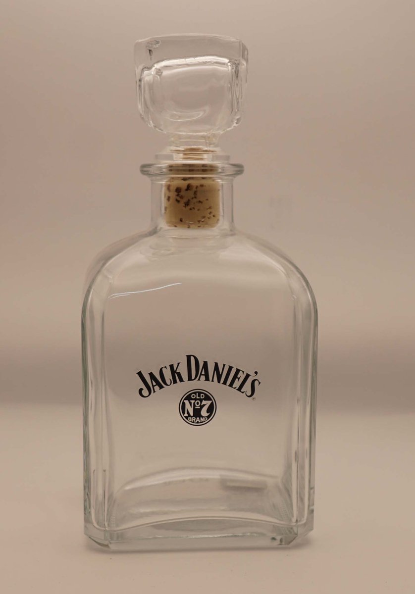 Jack Daniel's whiskey karaf - glazen karaf voor Jack Daniel's Whiskey - Whisky karaf voor je favoriete drankje - Whiskeykaraf Jack Daniel's