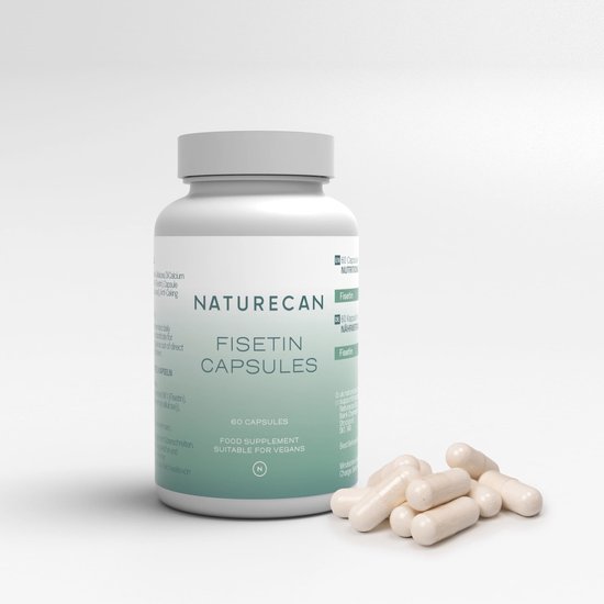 Naturecan Fisetin - 100 mg - 120 Capsules - Senolytica - Longevity