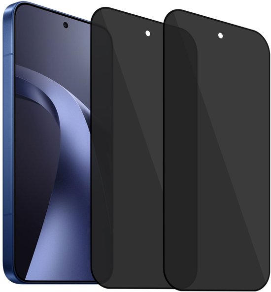 ChiGuard Protecteur d'écran de confidentialité 2x compatible avec Xiaomi 17T Pro - Verre de protection - Privé GuardCover