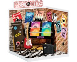 MGA's Miniverse - Record Shop - Knutselset - Bouwpakket- Maak Je Eigen Mini Record Shop