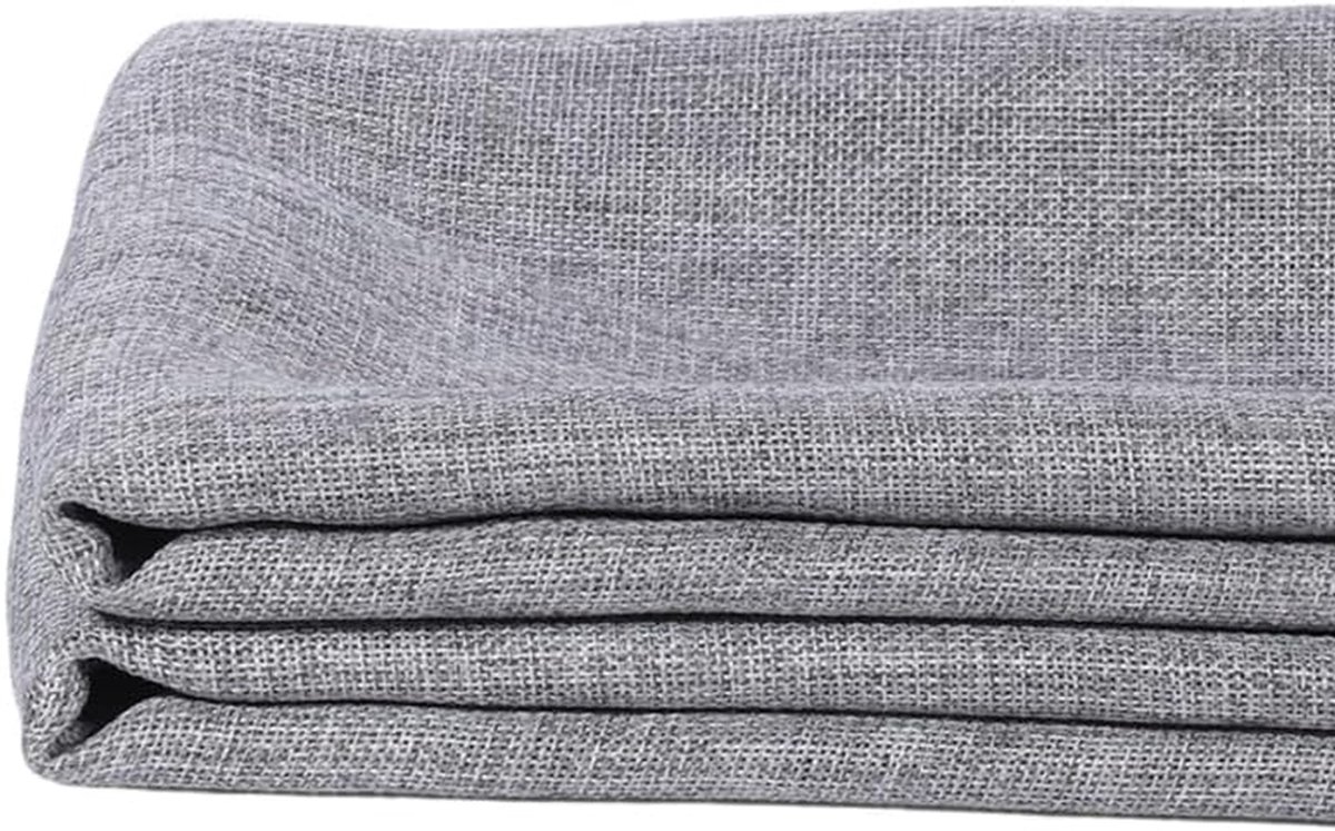 Luidsprekerdoek - Speakerstof Grilldoek - Geluid Verbeteren - Stof- en Krasbestendig - 100 x 150 cm - Donkergrijs