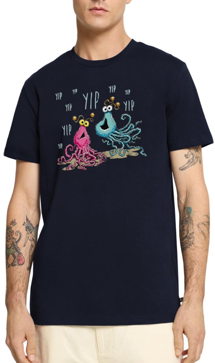 Sesamstraat Yip Yip Alien Premium T Shirt Heren