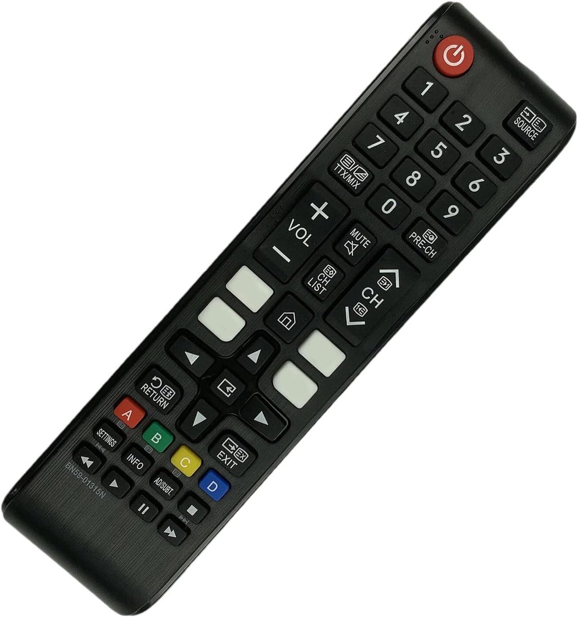 Universele Afstandsbediening - TV Controller - Apparaatbeheer - Ergonomisch ABS Ontwerp - N.v.t. - Zwart
