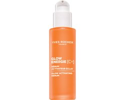 Yves Rocher Glow Énergie (C+) Gezichtsserum Vitamin – Vitamine C Serum – Stralende, Gladde & Vollere Huid – Anti-Vermoeidheid & Fijne Lijntjes – Oost-Indische Kers – 30 ml