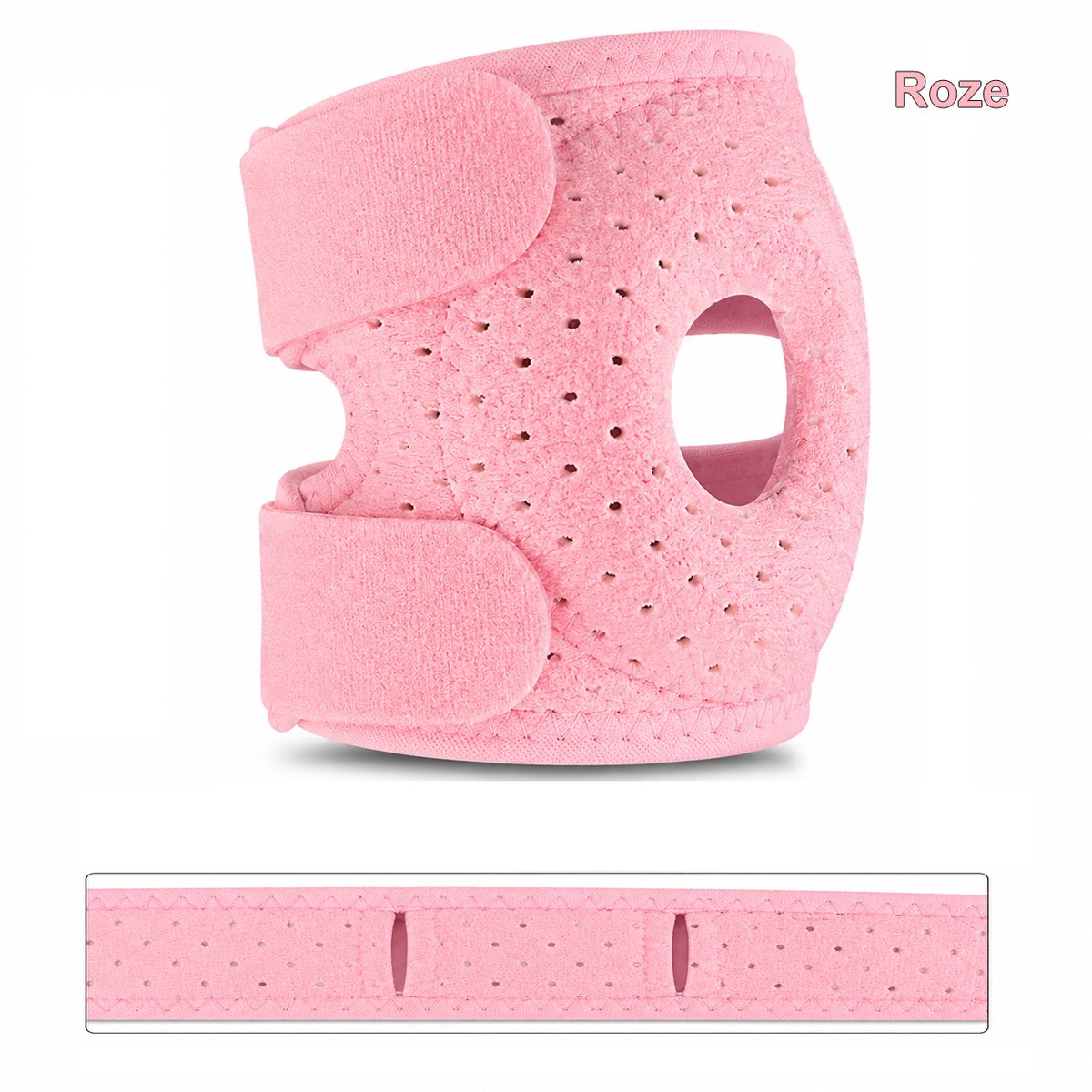 Verstelbare Elleboog Brace – Tennisarm Brace – Elleboog Bandage – Compressie Sport Elleboogsteun – One Size – Roze