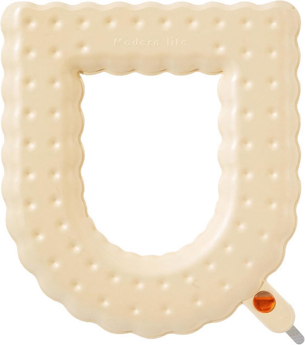 Toiletzitkussen - WC brilhoes - Comfortabel zitten - Kleverig design - 37 x 42 cm - Grijs