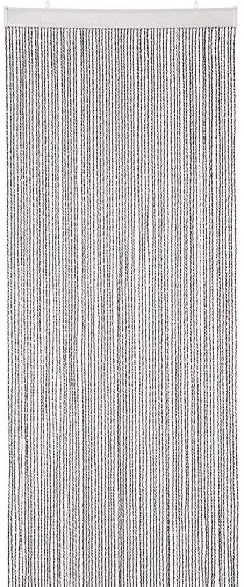 Wicotex Vliegengordijn Orchidea - Transparant/Zwart 90 x 220 cm