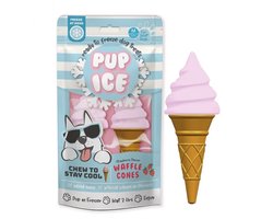 Pup Ice Waffle cones | Hondenijsjes | Hondensnacks | 2 zakjes van 2 stuks